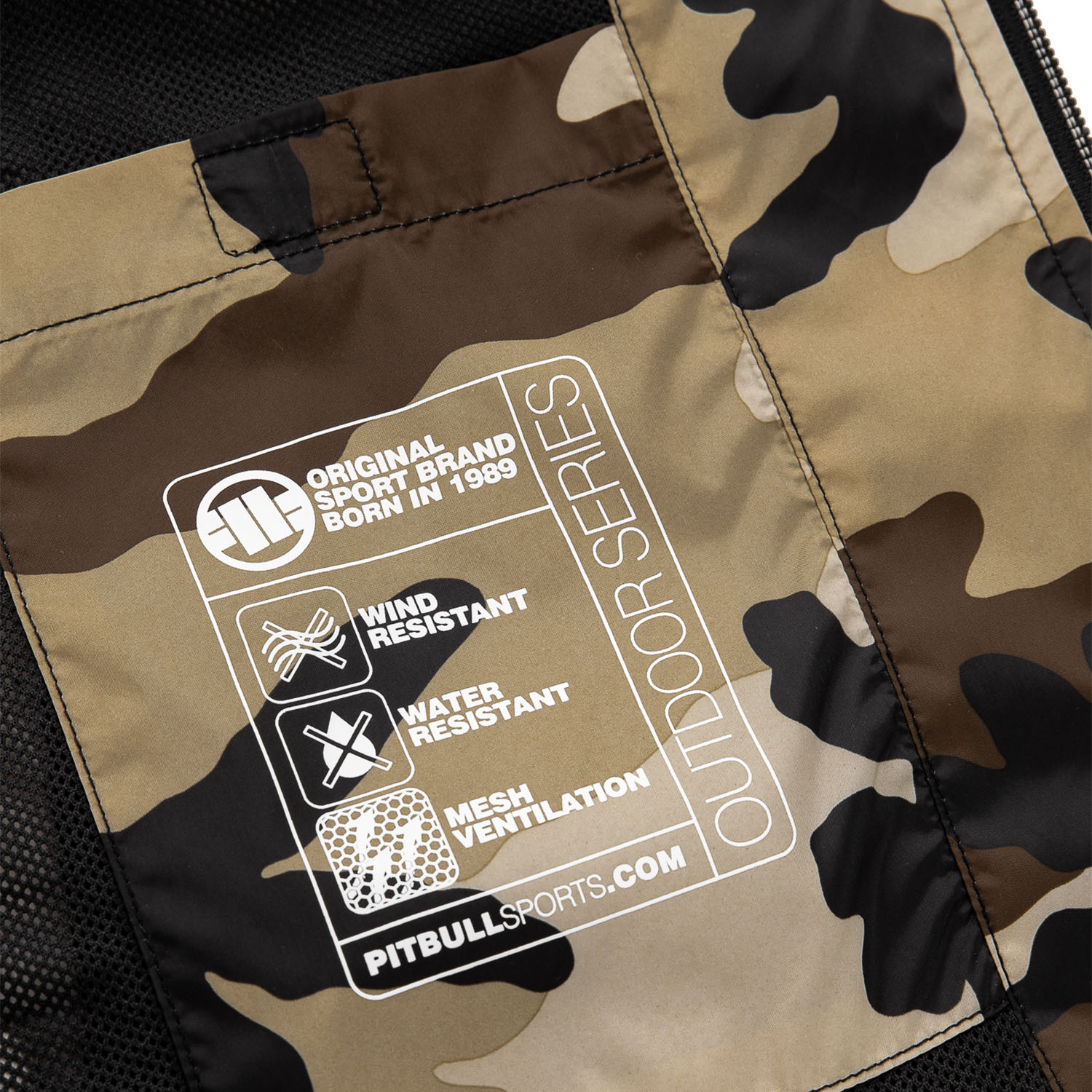 Pit Bull West Coast Jacke, Athletic Hilltop, camo-sand, S