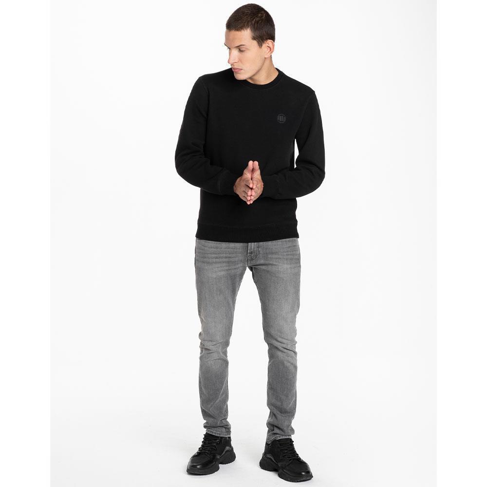 Pit Bull West Coast Pullover, Pique, Small Logo, black, XXXL