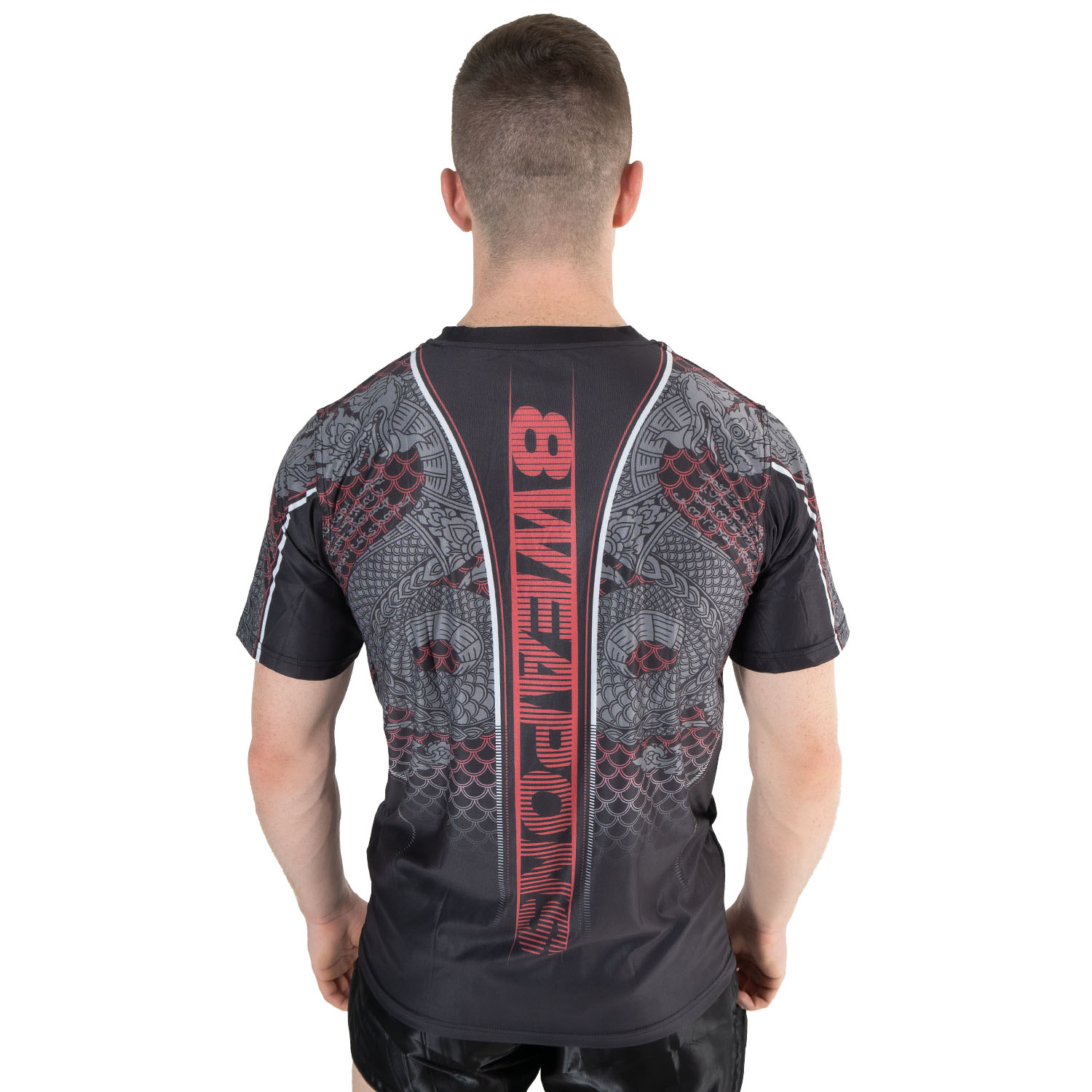 8 WEAPONS Functional T-Shirt, Naga Yant, schwarz-rot, XXL
