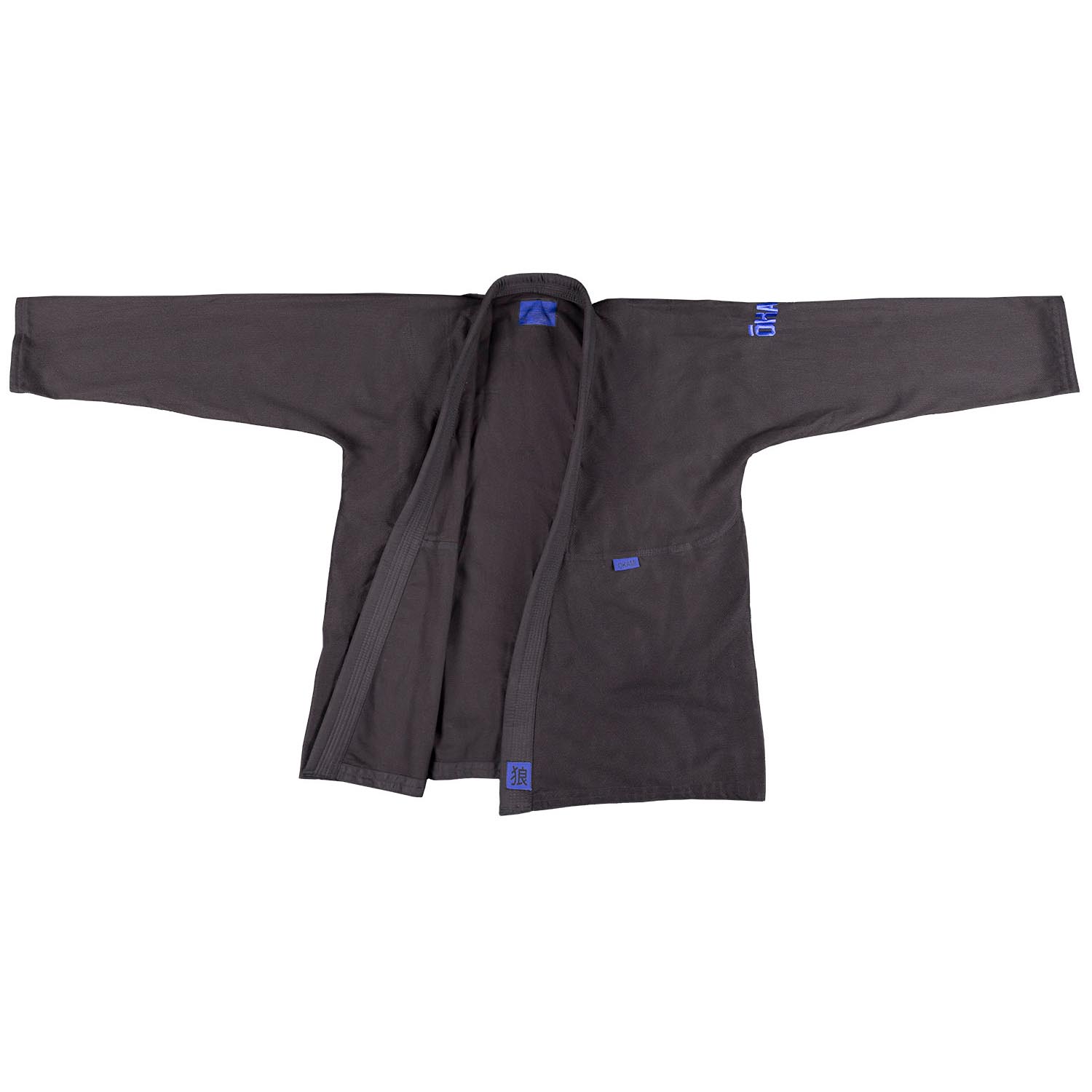 OKAMI BJJ GI, Hajimari, black, A4