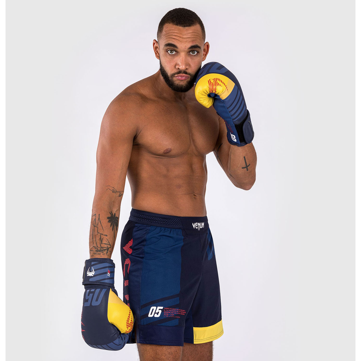VENUM MMA Fight Shorts, Sport 05, blau-gelb, XXL