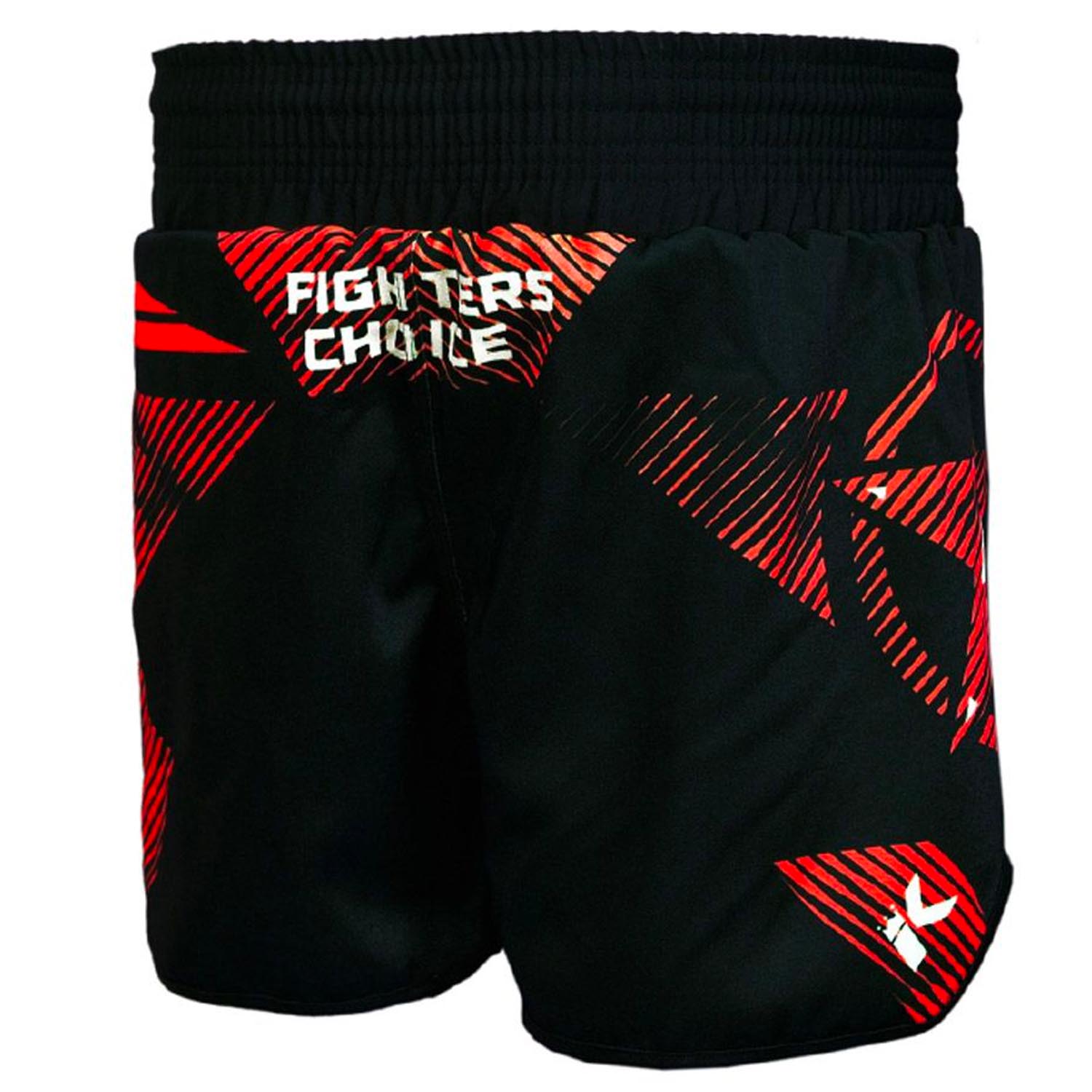 KING PRO Boxing MMA Fight Shorts, Legion 4, schwarz-rot, M