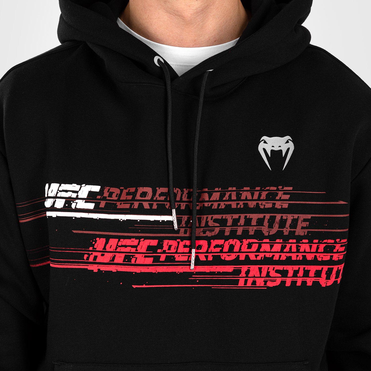 VENUM Hoody, UFC Performance Institute 2.0, black-red, XL
