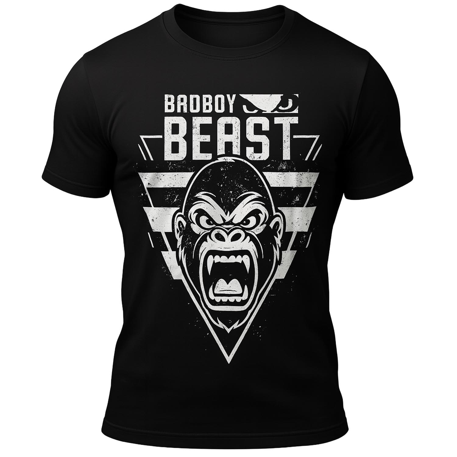 Bad Boy T-Shirt, Roll Like A Beast, black-white