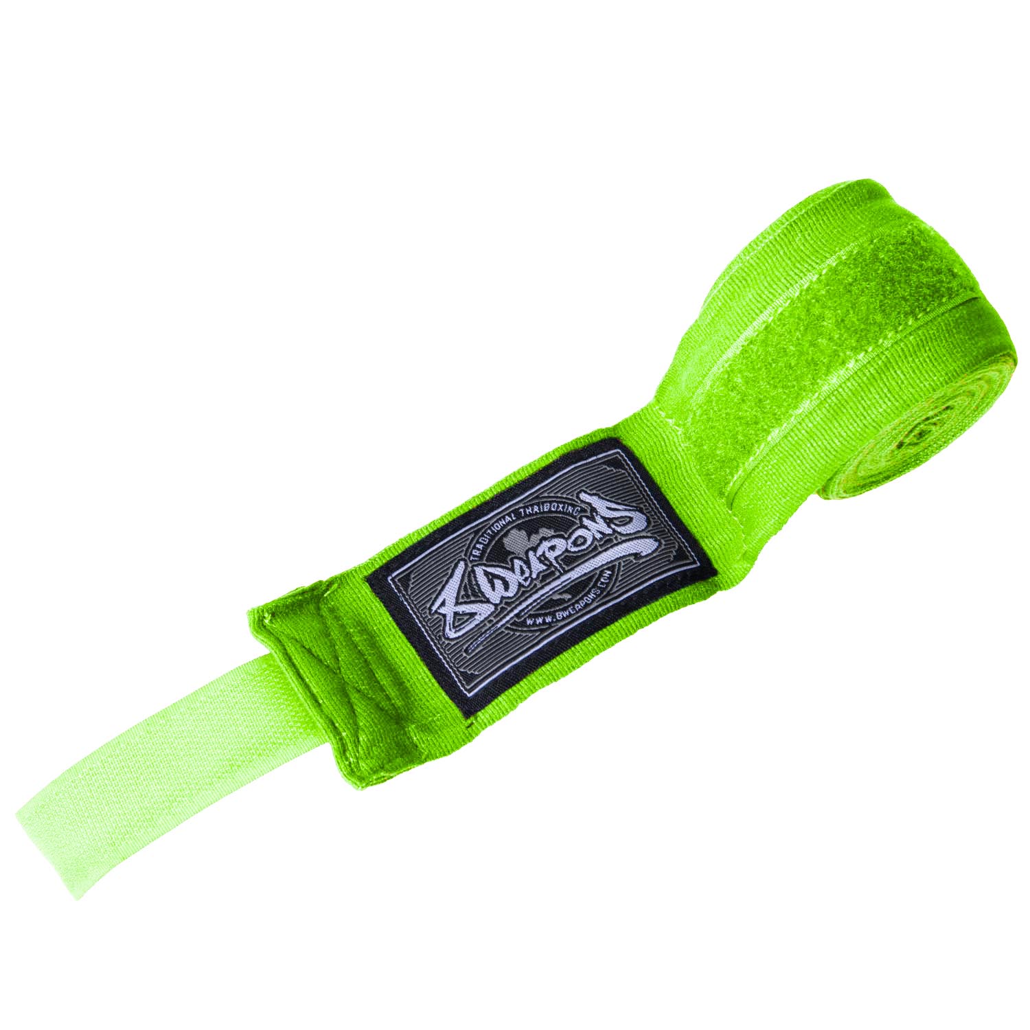 8 WEAPONS Hand Wraps, semi-elastic, 5 m, green