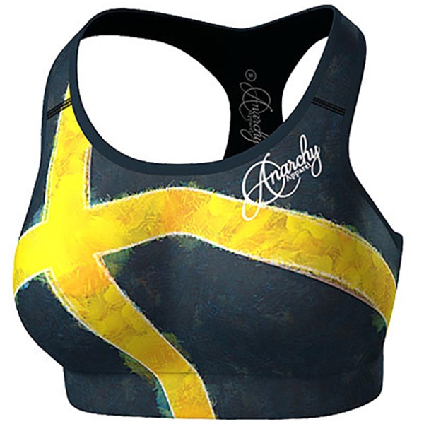 Anarchy Apparel Sports Bra, Sweden, XS