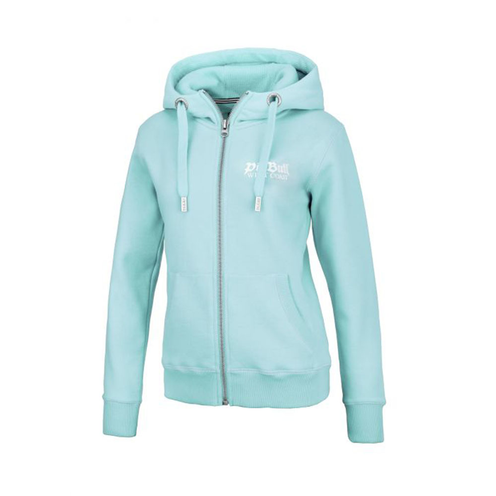 Pit Bull West Coast Zipper, Women, Old Logo, turquoise, XS