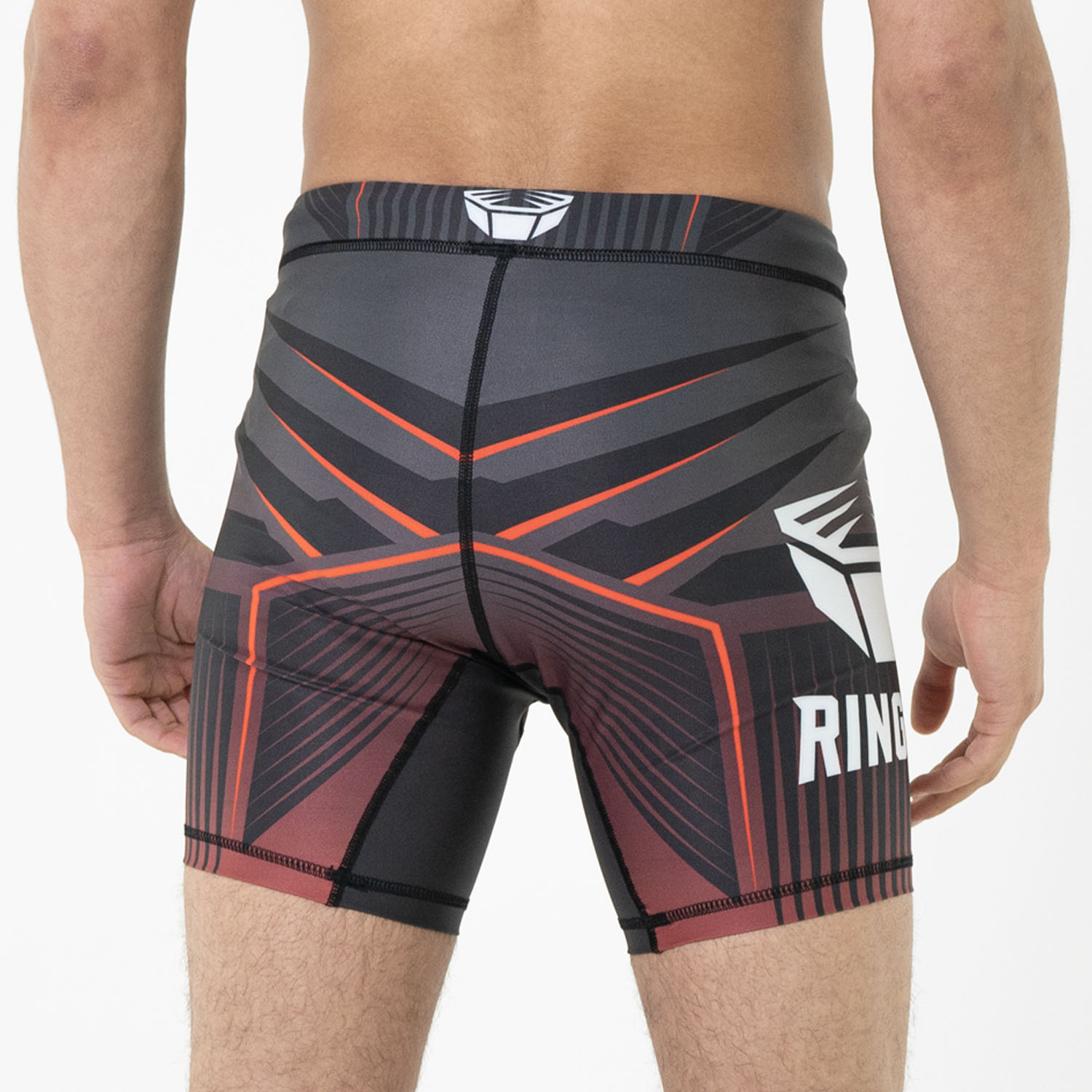 RINGLIFE Compression Shorts - Octaring schwarz-rot S