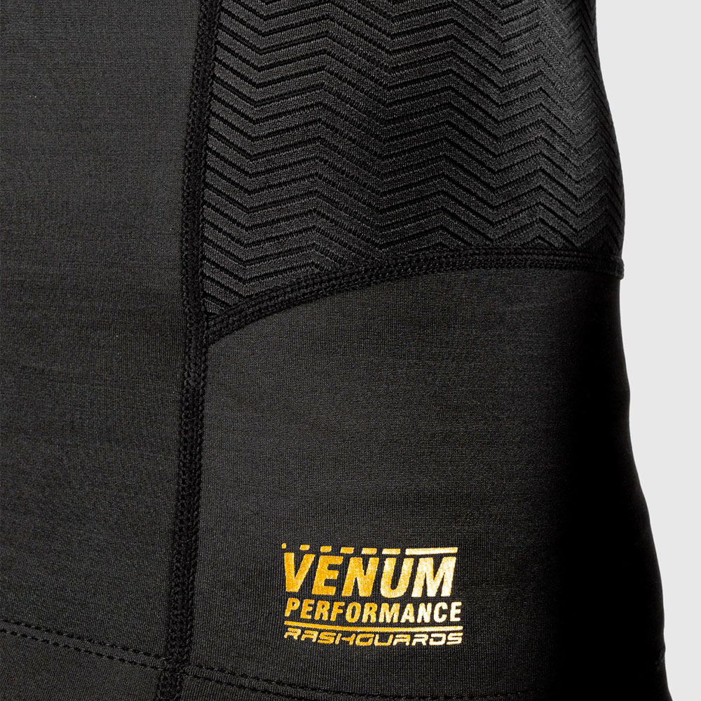 VENUM Rashguard, L/S, G-Fit, schwarz-gold, XL