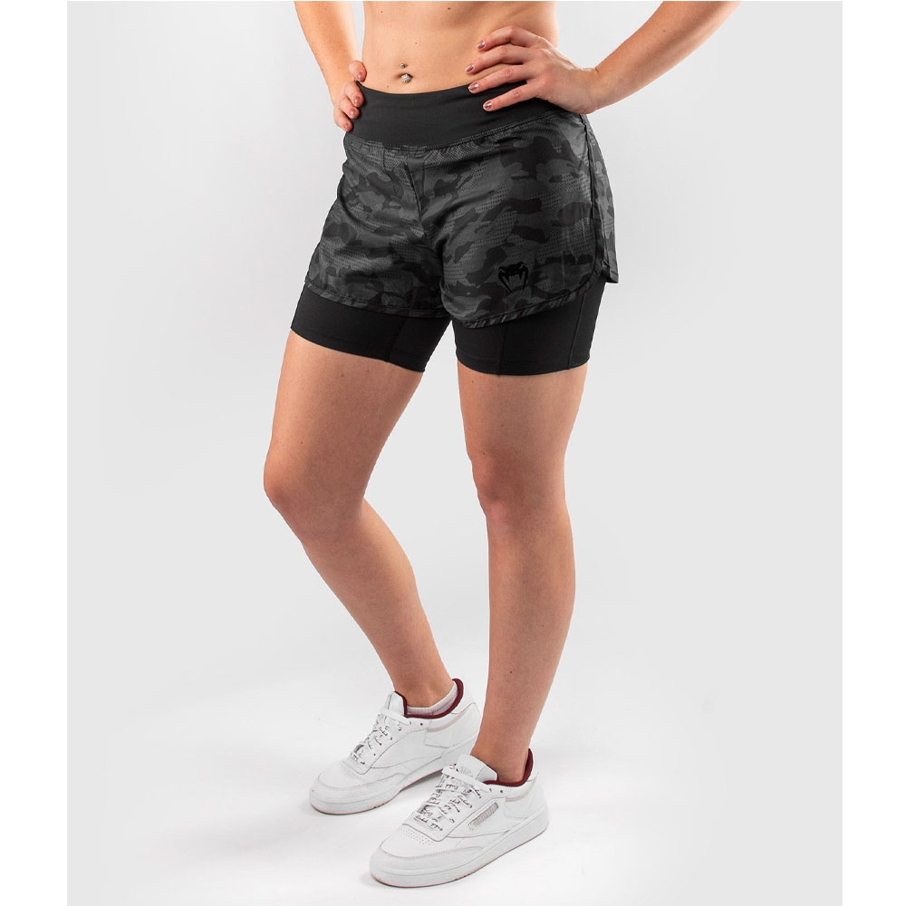 VENUM Compression Shorts, Damen, Defender Hybrid, schw, XS