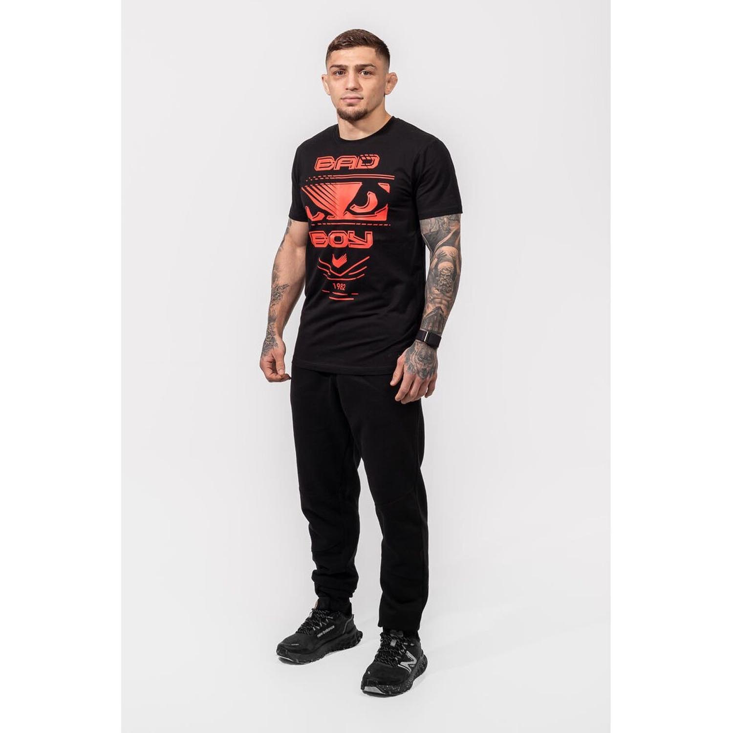 Bad Boy T-Shirt, Fight, black-red, XXL