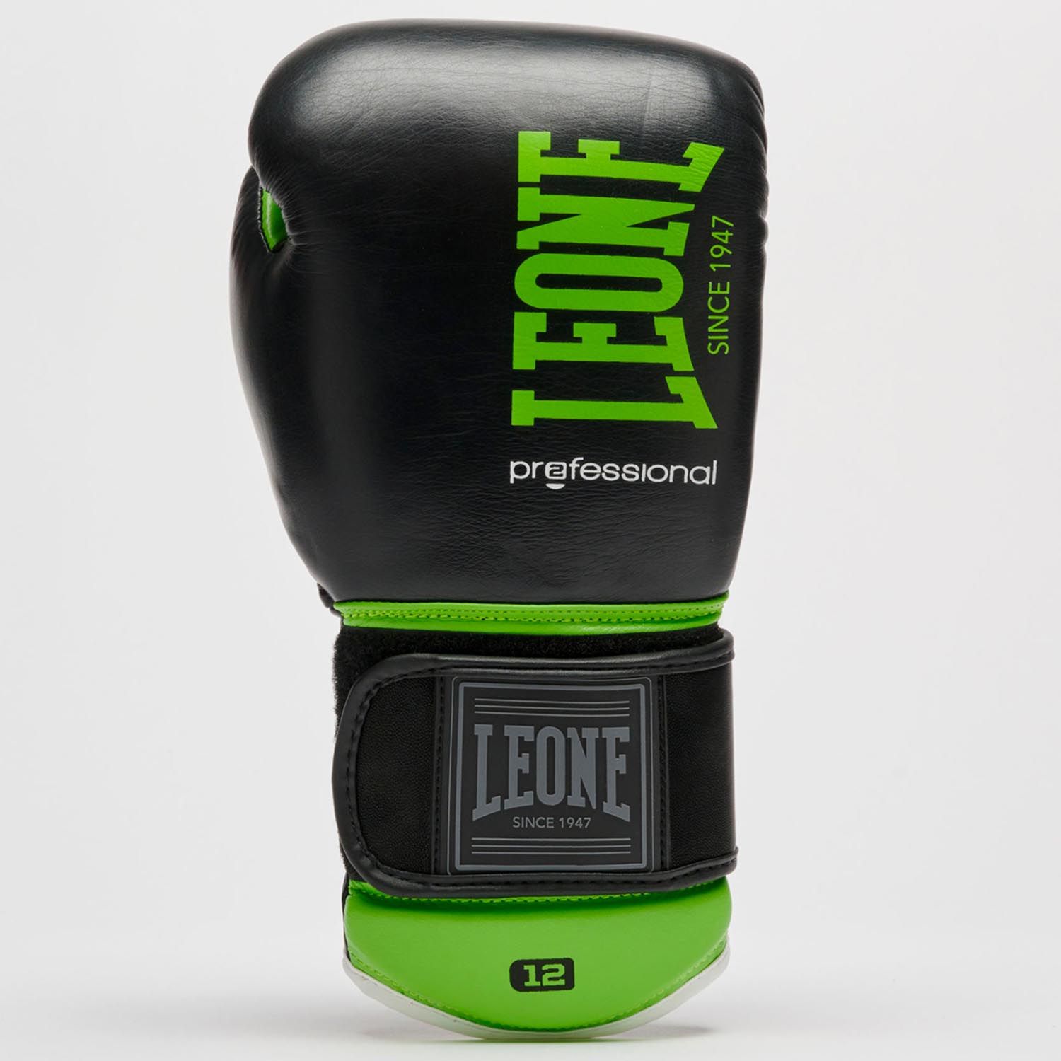 LEONE Boxing Gloves, Professional 2, GN115, black, 14 Oz