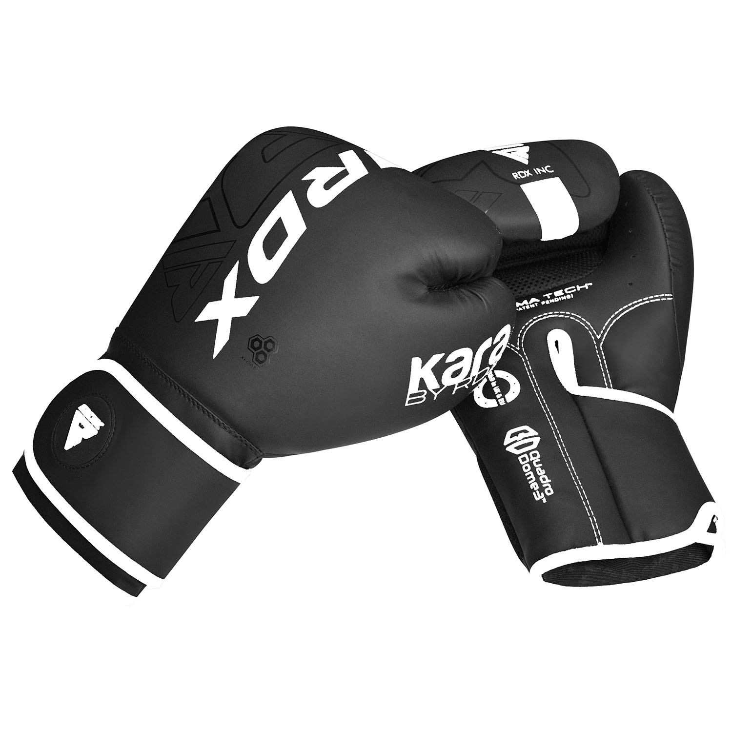 RDX Boxhandschuhe, Kara Series F6, schwarz-weiß, 16 Oz