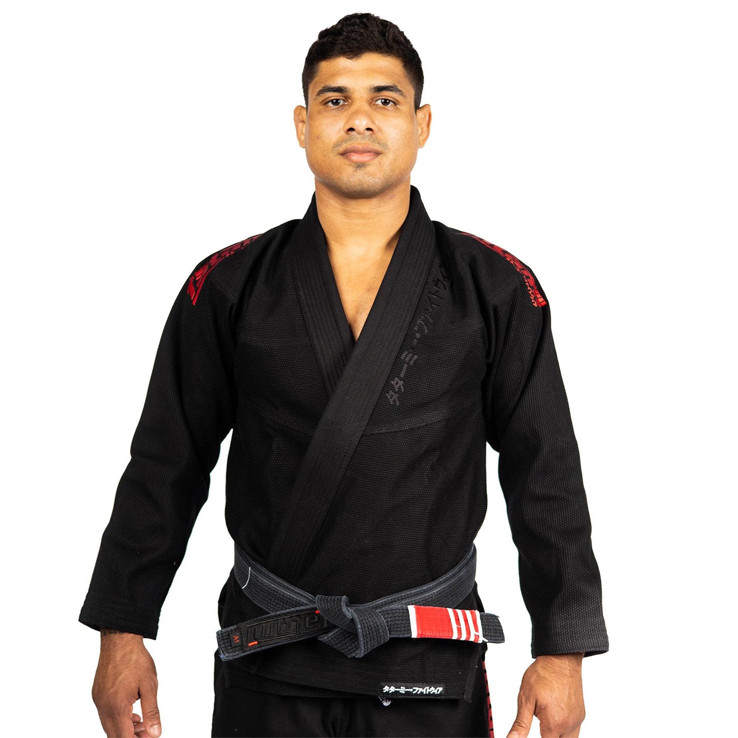Tatami BJJ GI, Estilo Black Label, black-red, A1