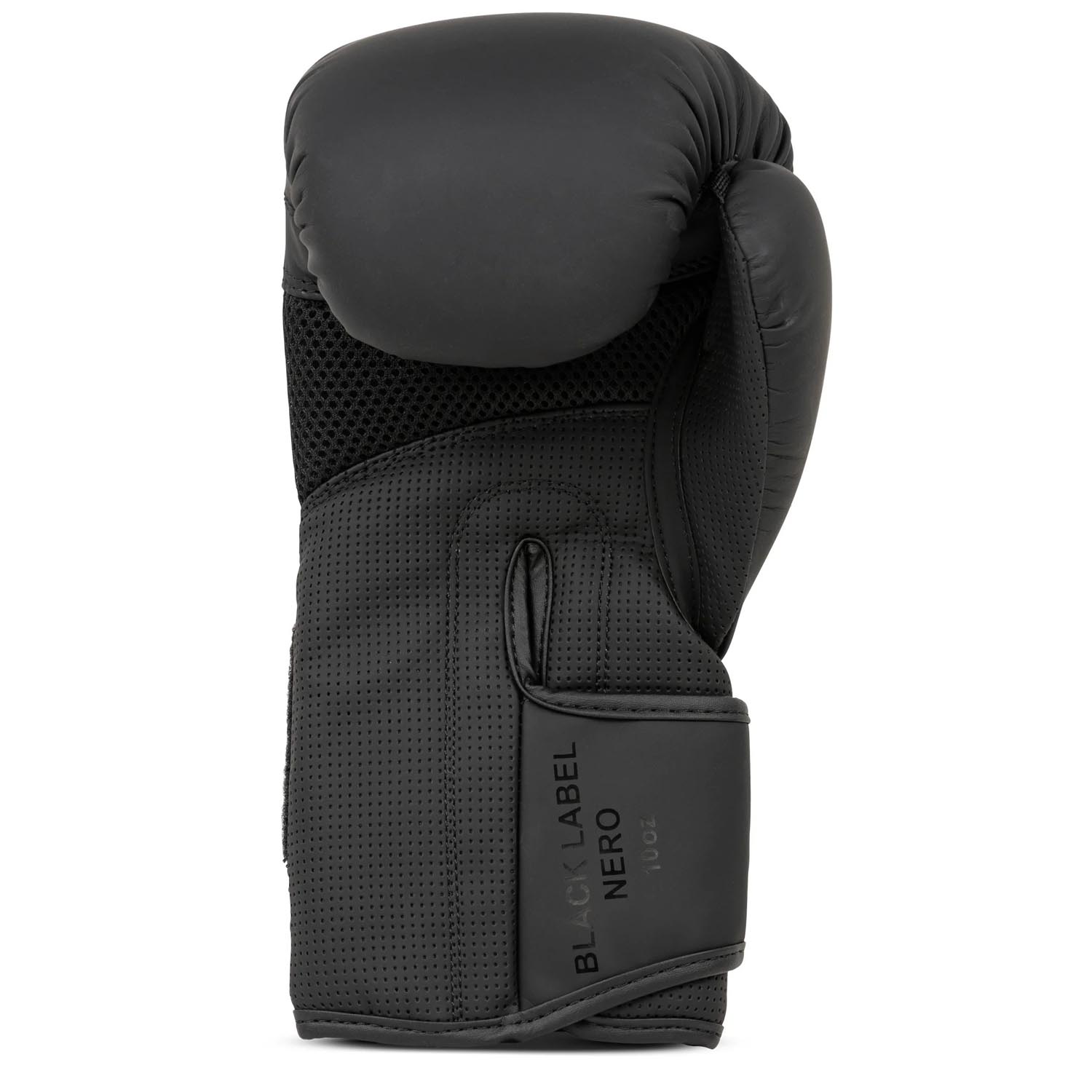 BENLEE Boxing Gloves, Black Label Nero, black, 16 Oz