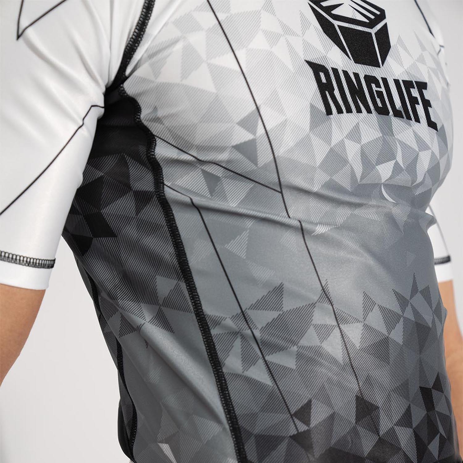 RINGLIFE Rashguard S/S - Transition black-white XL