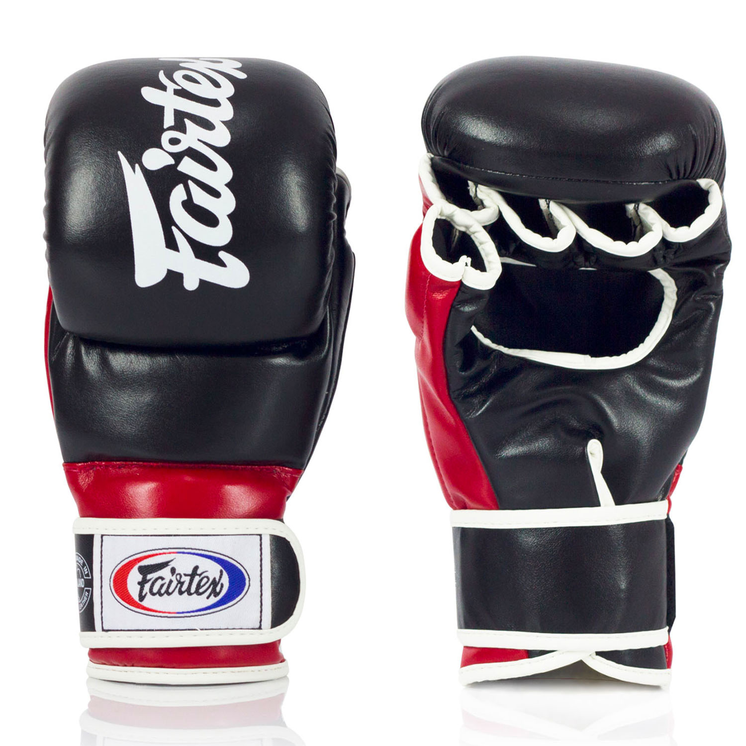 Fairtex MMA Boxing Gloves, FGV18, black-red-white