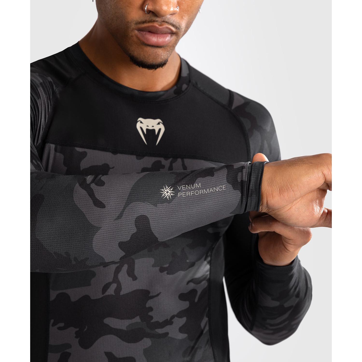 VENUM Rashguard, L/S, G-Fit Air, urban-camo, S