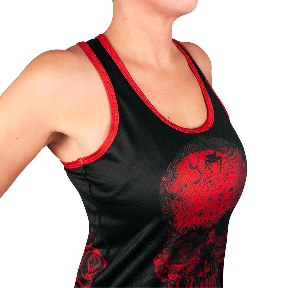 VENUM Tank Top, Damen, Santa Muerte, schwarz-rot, XS