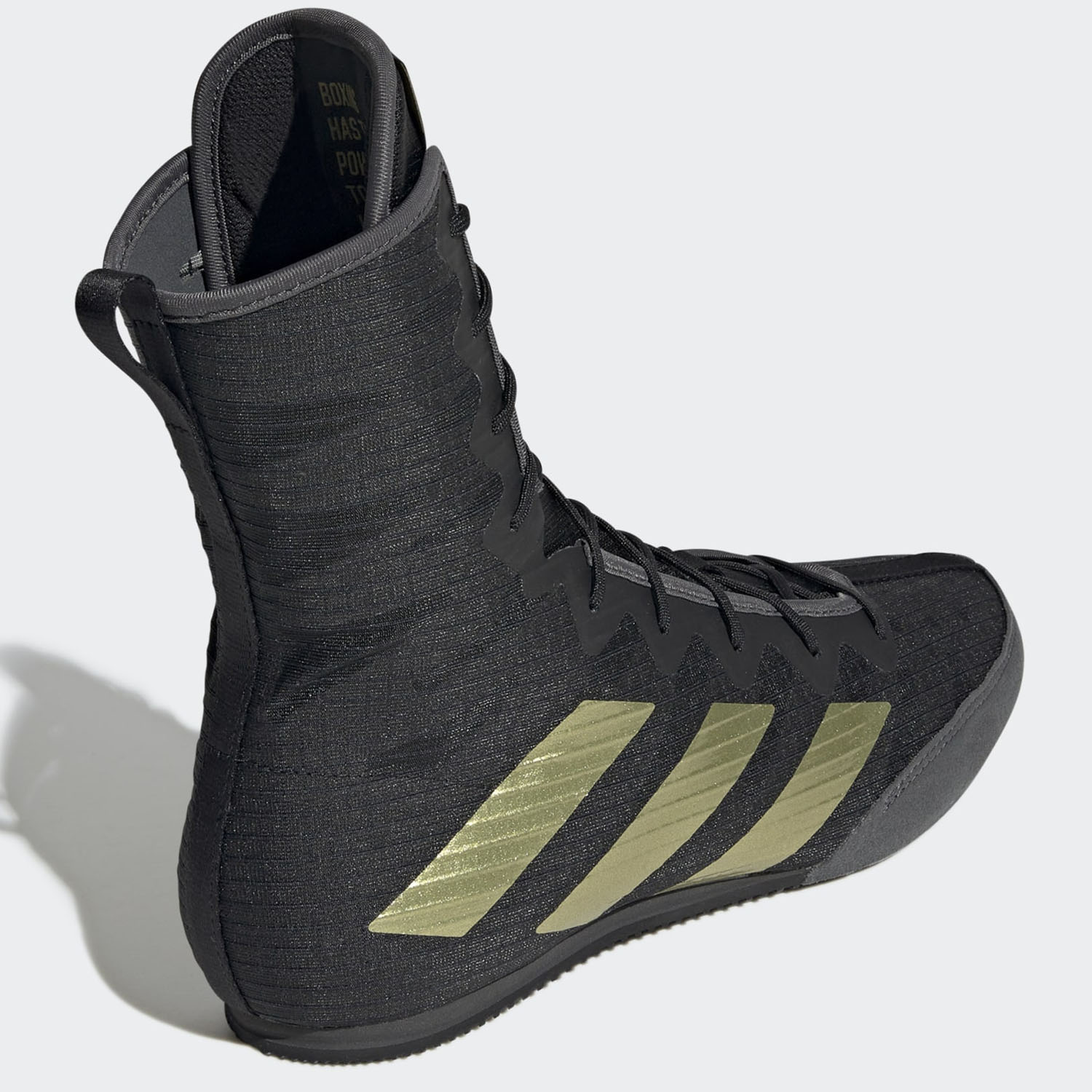 adidas Boxing Shoes, Box Hog 4, black-gold, 40 ⅔ (UK 7)