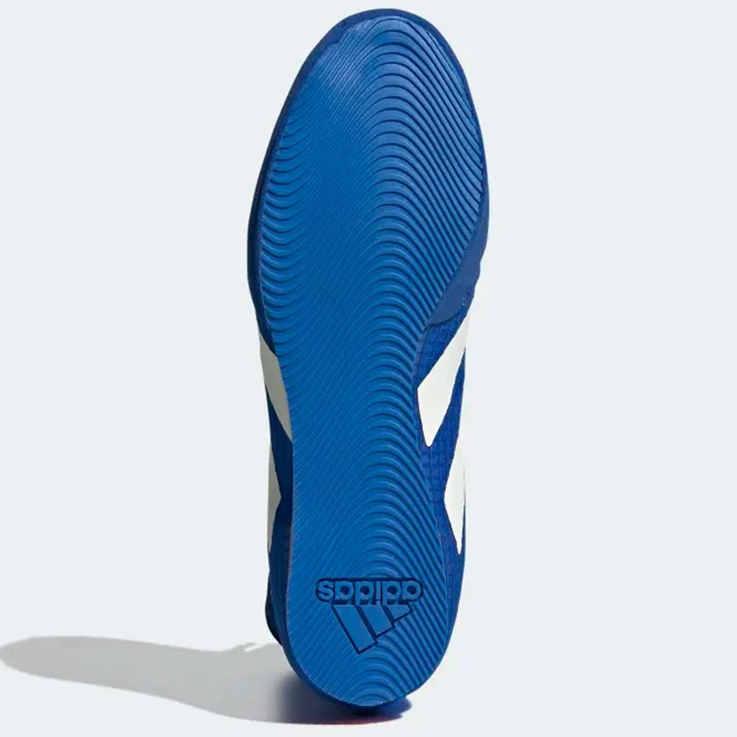 adidas Boxschuhe, Box Hog 4, blau, 41 ⅓ (UK7.5)
