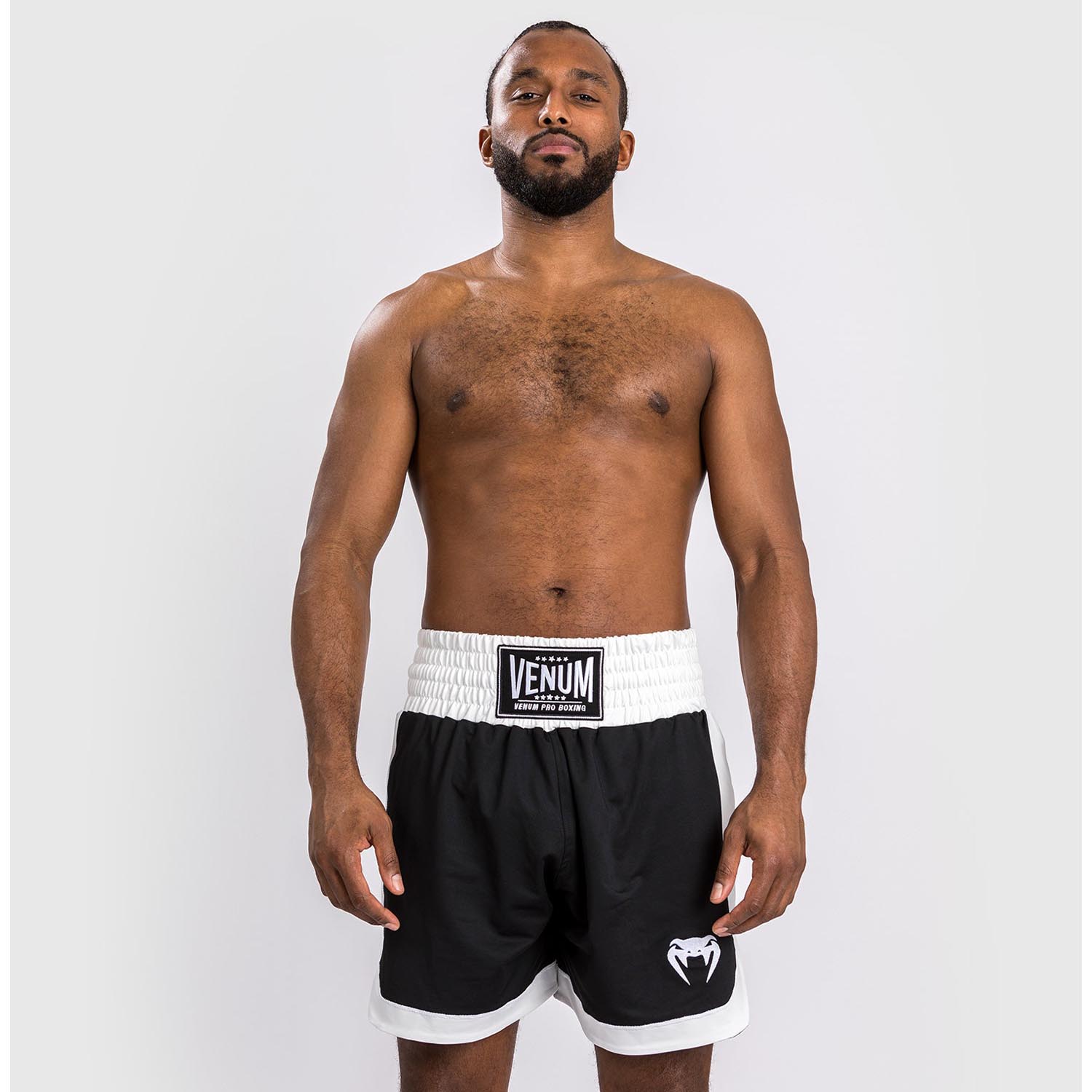VENUM Boxing Shorts, Classic, black-white, XXL