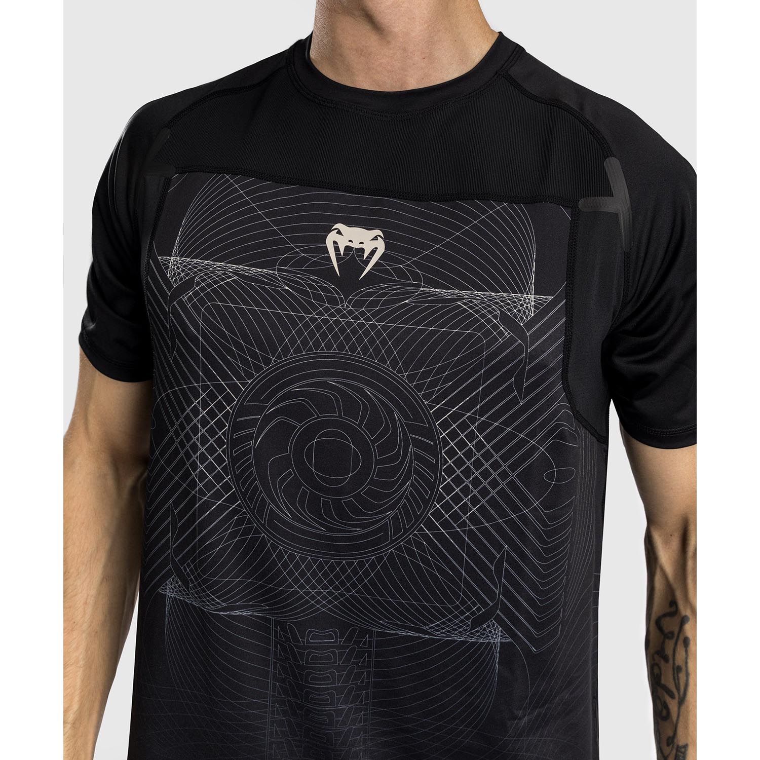 VENUM Dry Tech T-Shirt, G-Fit Air, schwarz-beige, XXL