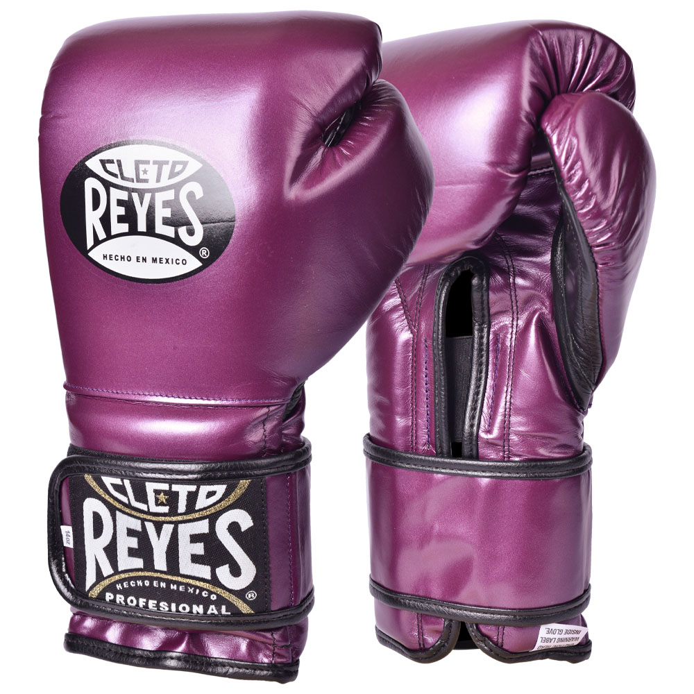 Cleto Reyes Boxing Gloves, Velcro Sparring, purple, 14 Oz