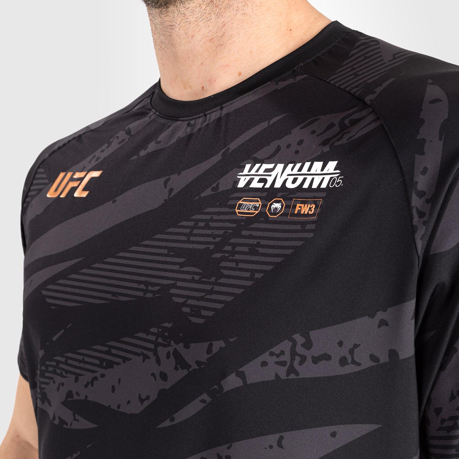 VENUM Dry Tech T-Shirt, UFC Fight Week, Adrenaline, urban camo, M