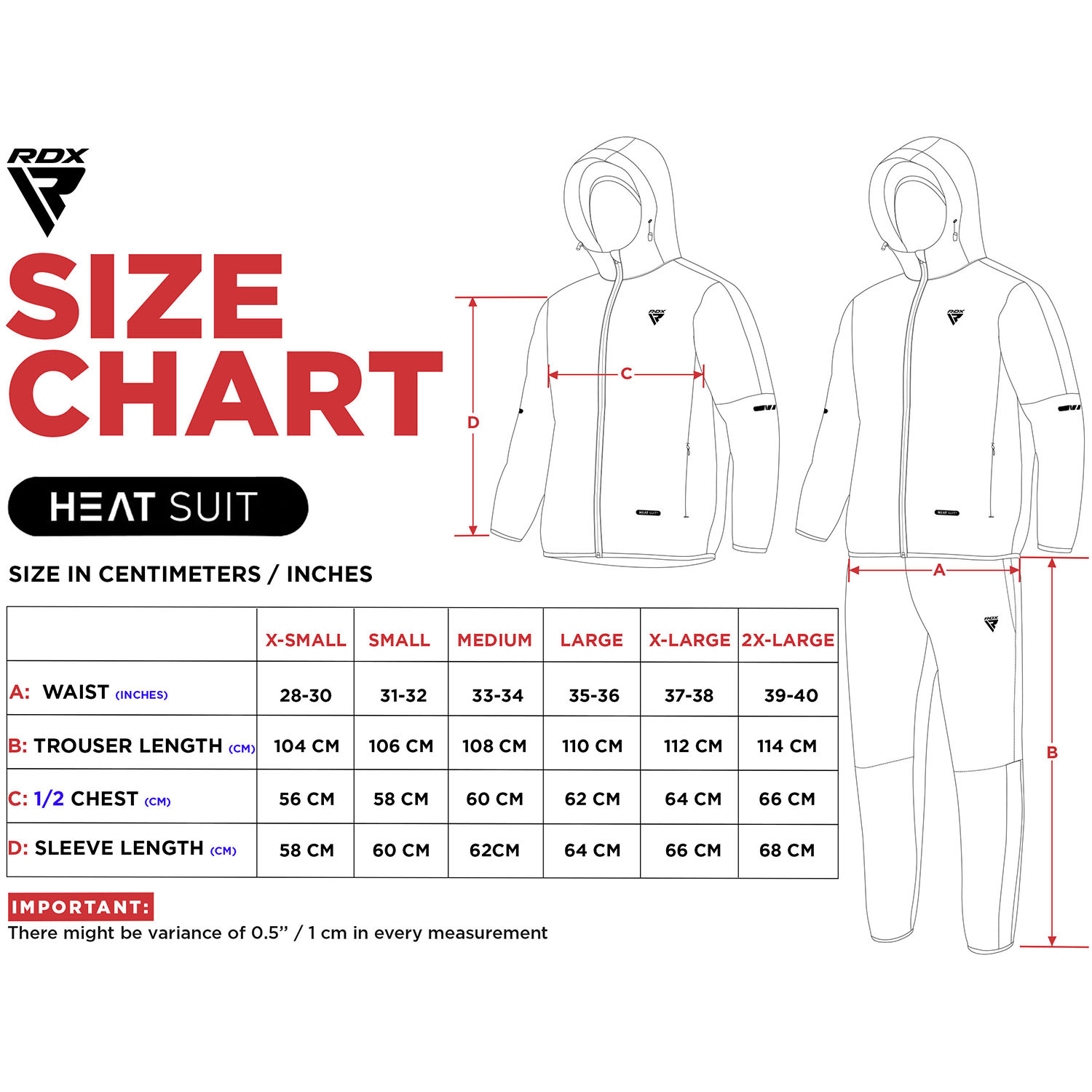 RDX Sweat Suit, H1, black-blue, XXL