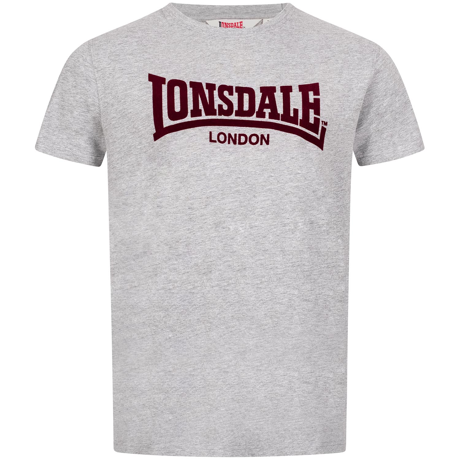 Lonsdale T-Shirt, LL008 One Tone, grey, XXL