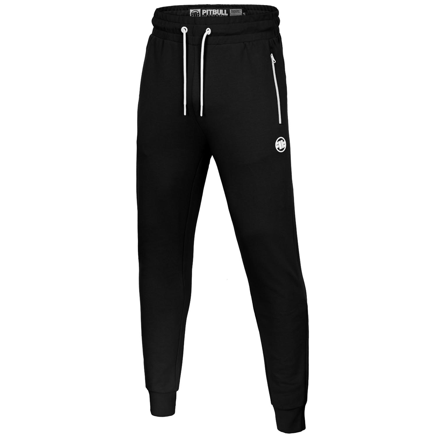 Pit Bull West Coast Jogginghosen, Small Logo Terry Group, black, S