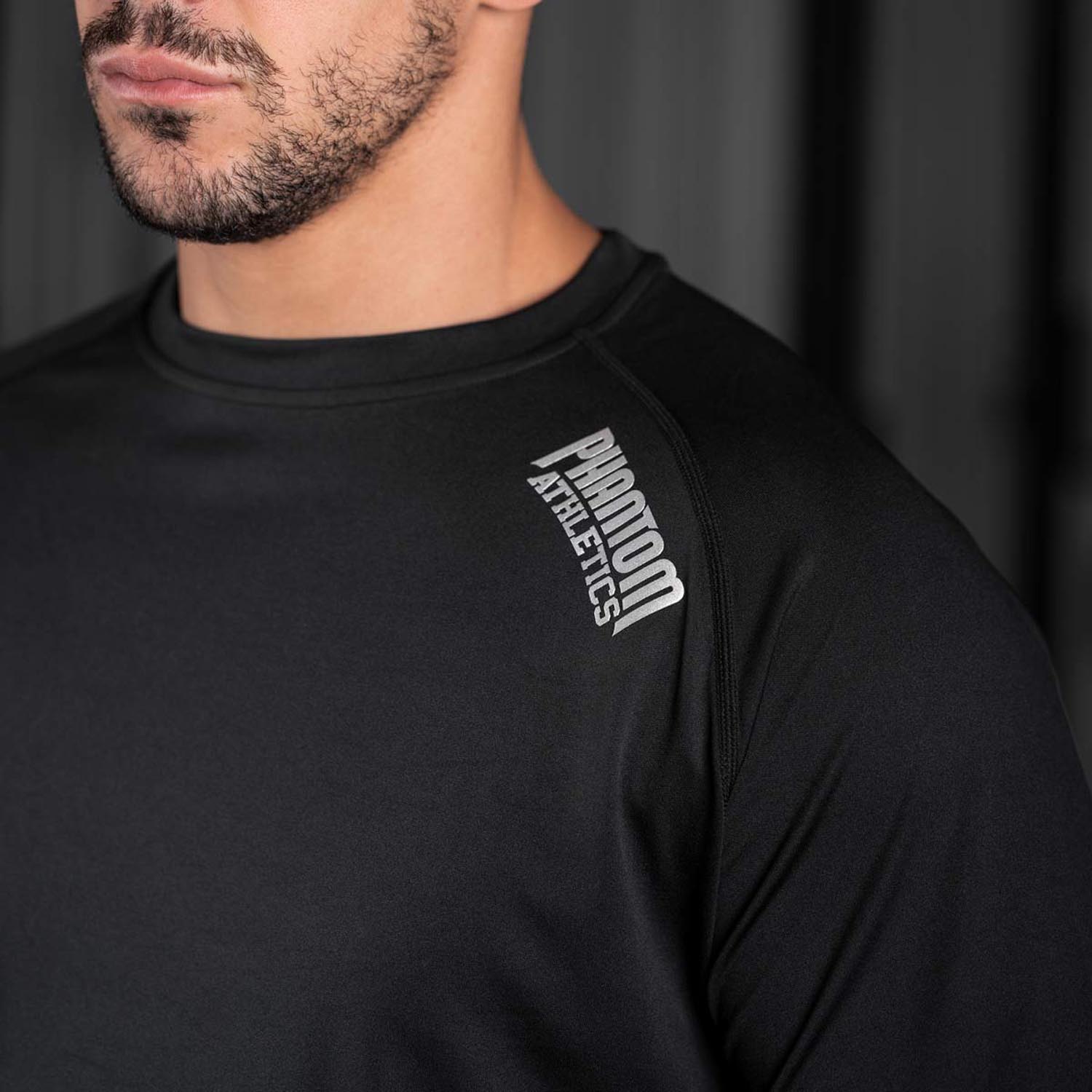 Phantom Athletics T-Shirt, L/S, Tactic, black, M