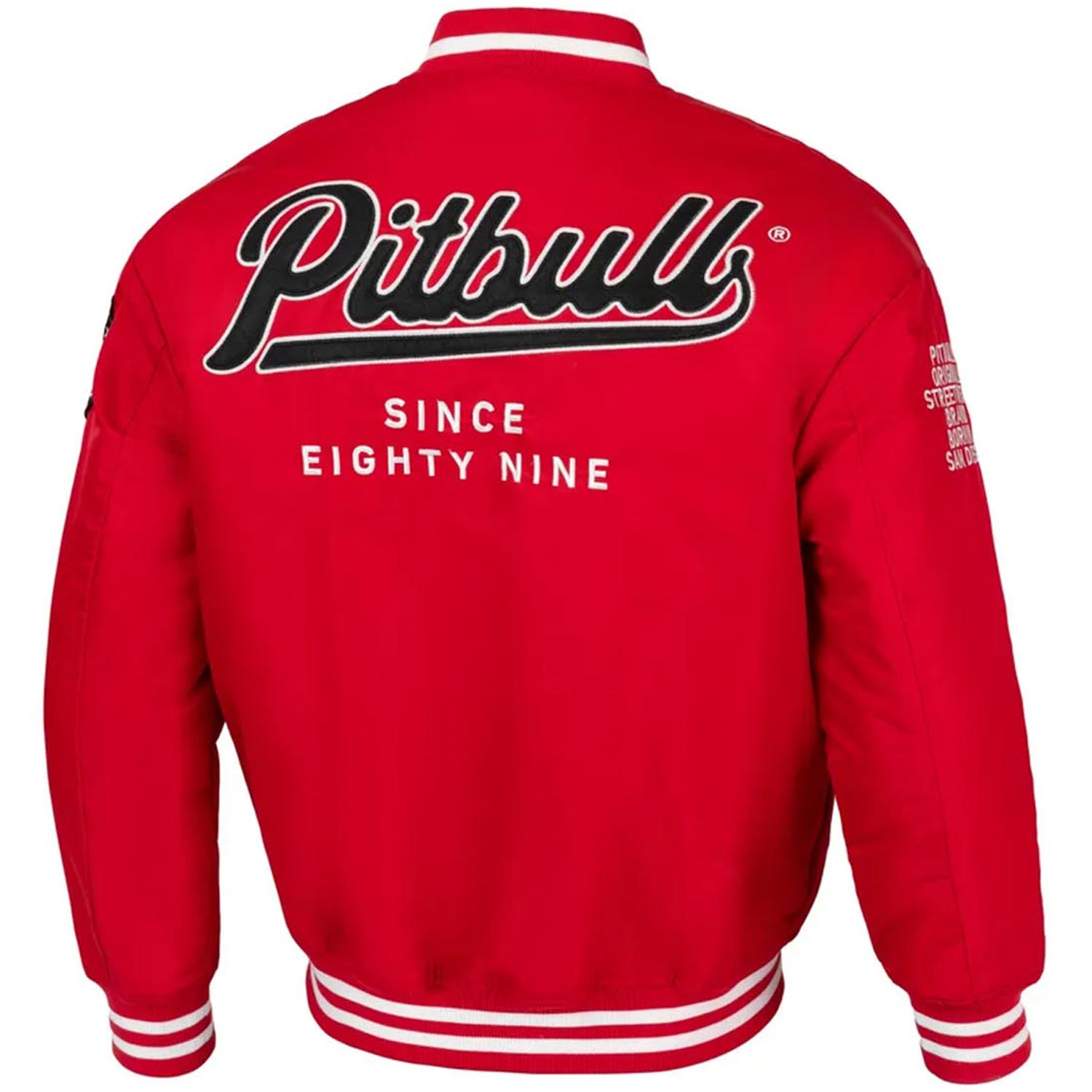 Pit Bull West Coast, Jacket, Seabridge Varsity, red, S