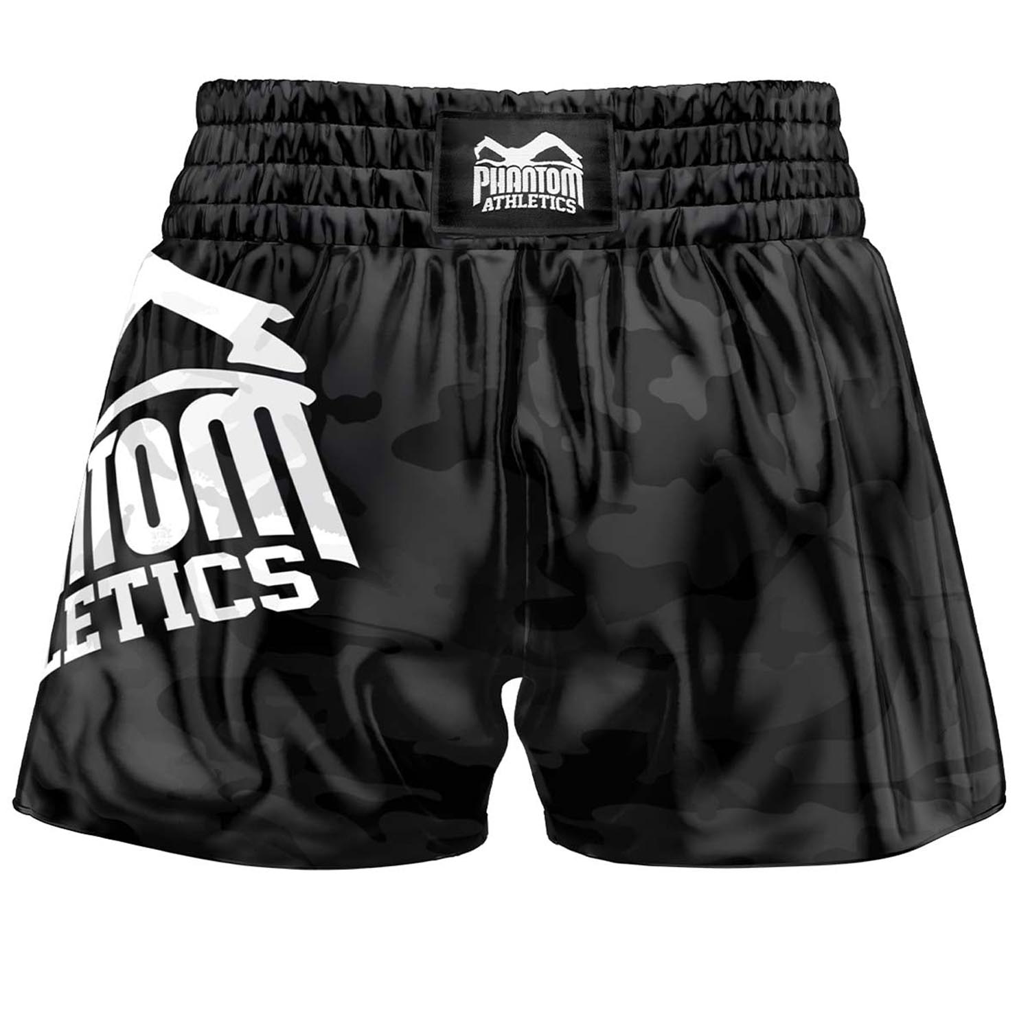 Phantom Athletics Muay Thai Shorts, Camo, schwarz, M