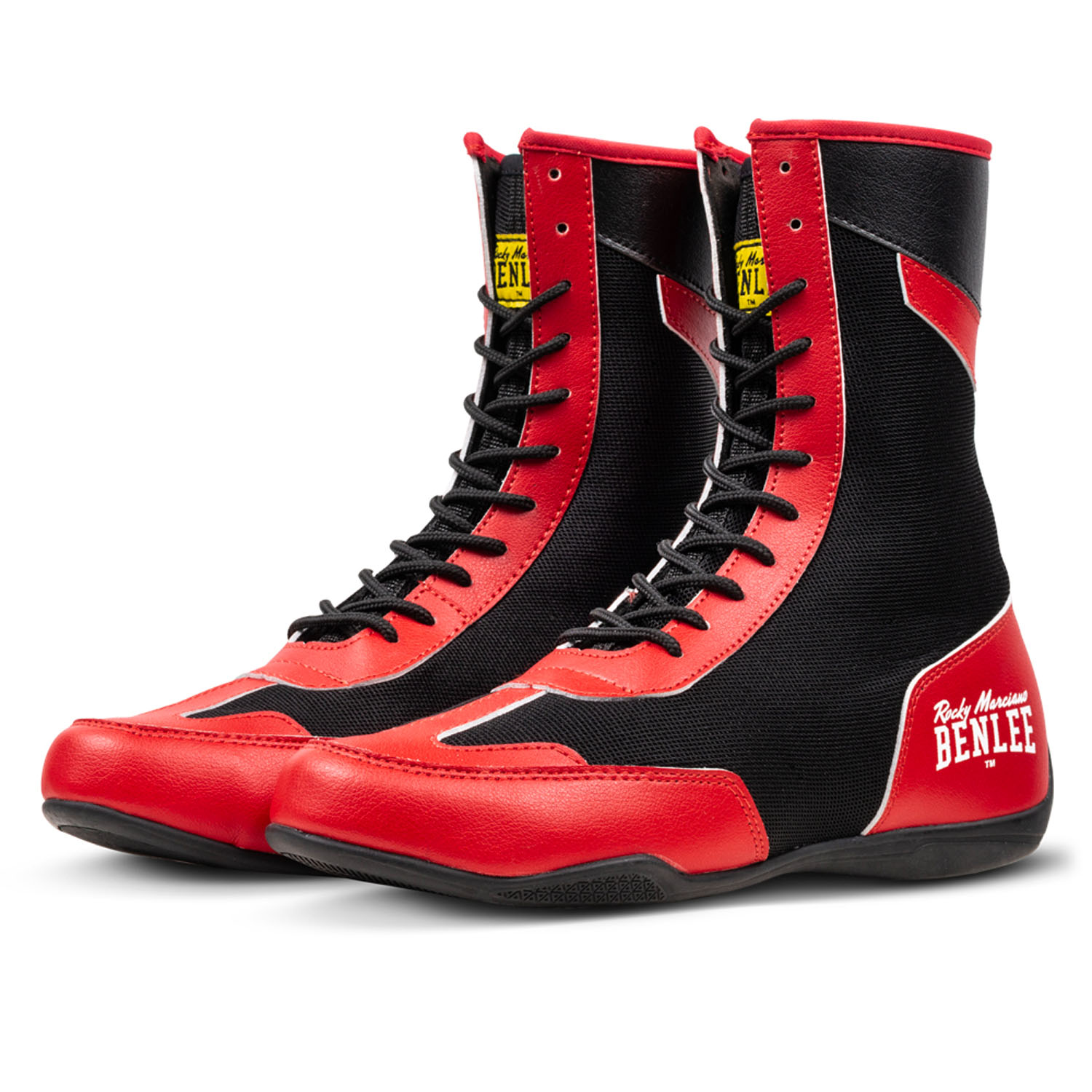 BENLEE Boxschuhe, Longplex, rot-schwarz, 45