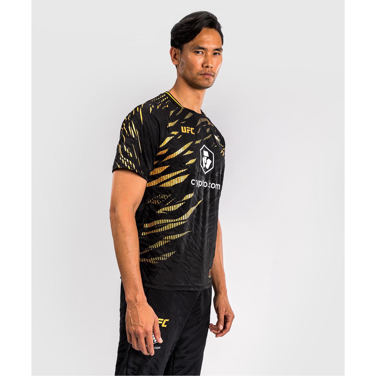 VENUM Dry Tech T-Shirt, UFC Fusion Authentic Fight Night Champion, black-gold, M