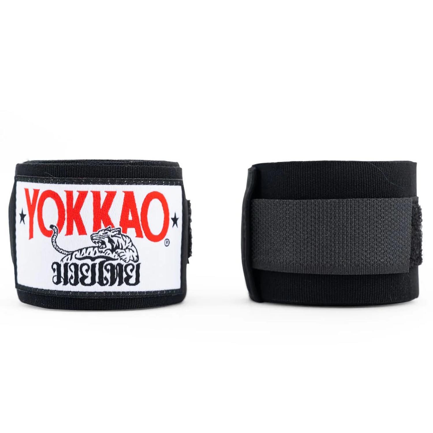 YOKKAO Handwraps, semi-elastic, 4 m, black