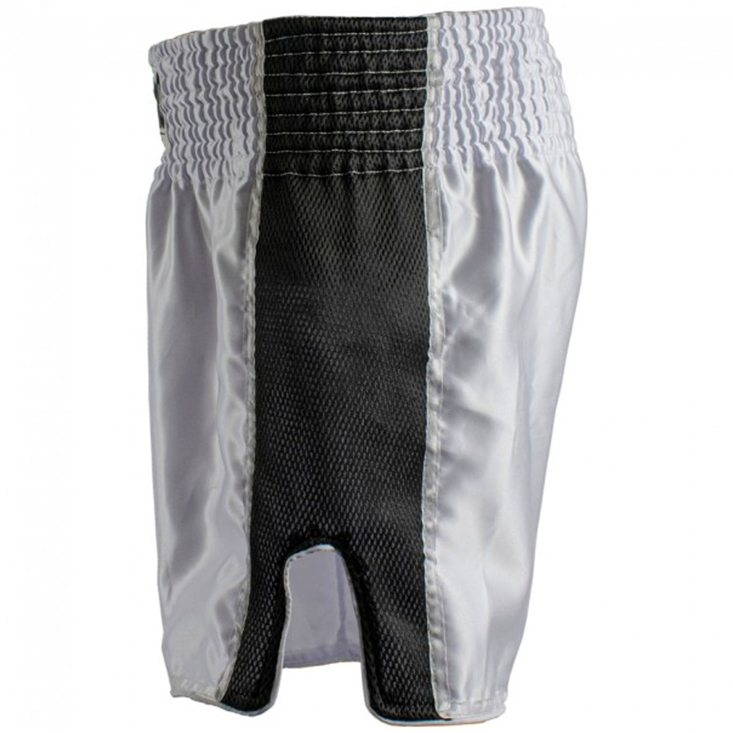 Super Pro, Muay Thai Shorts, Brave, weiß-schwarz, XL