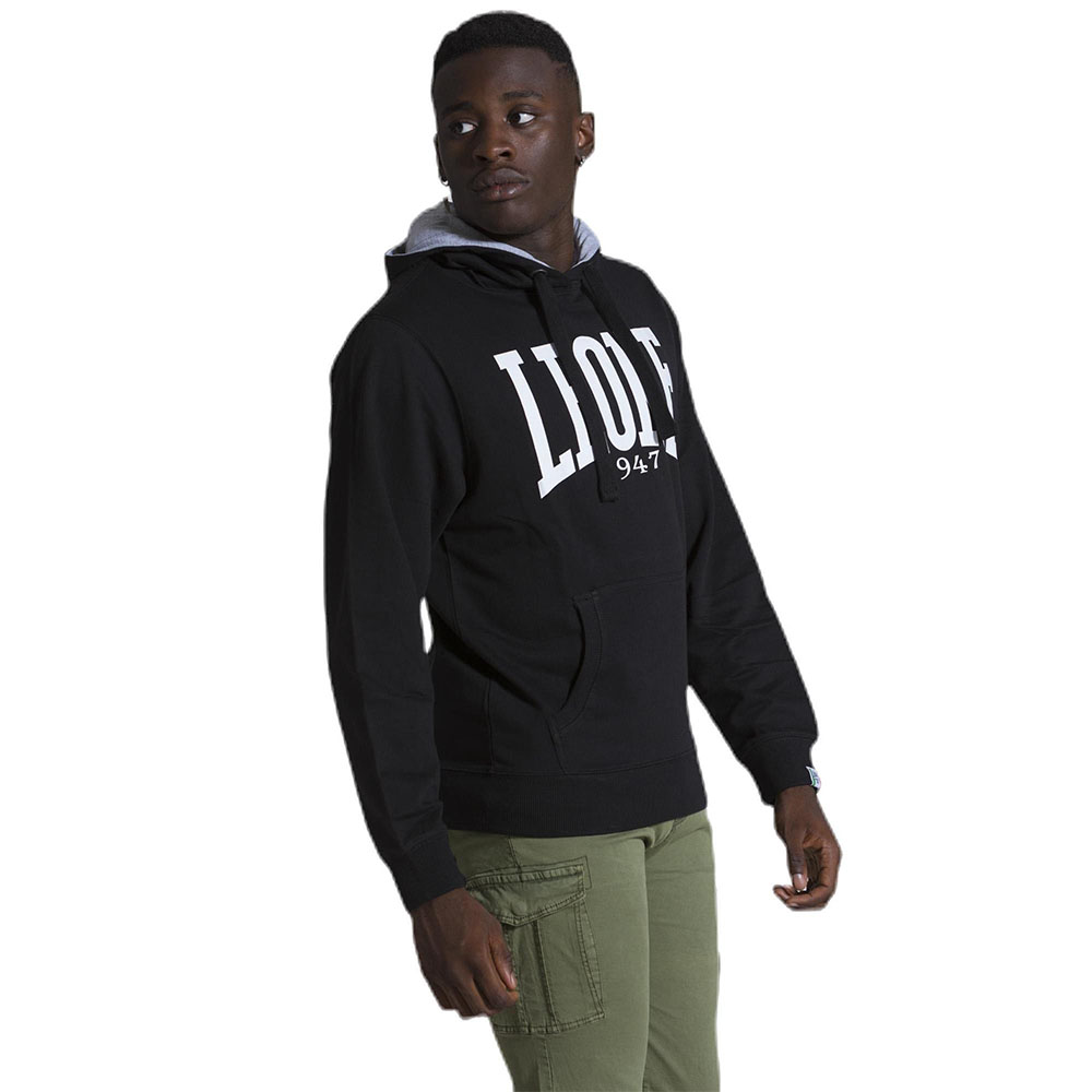LEONE Hoody, Basic, schwarz, L