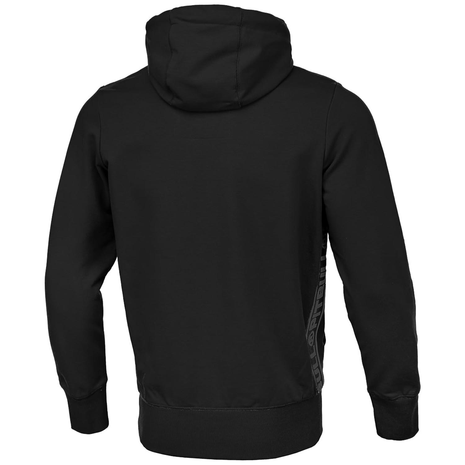 Pit Bull West Coast Zip Hoody, French Terry Reno, schwarz, S