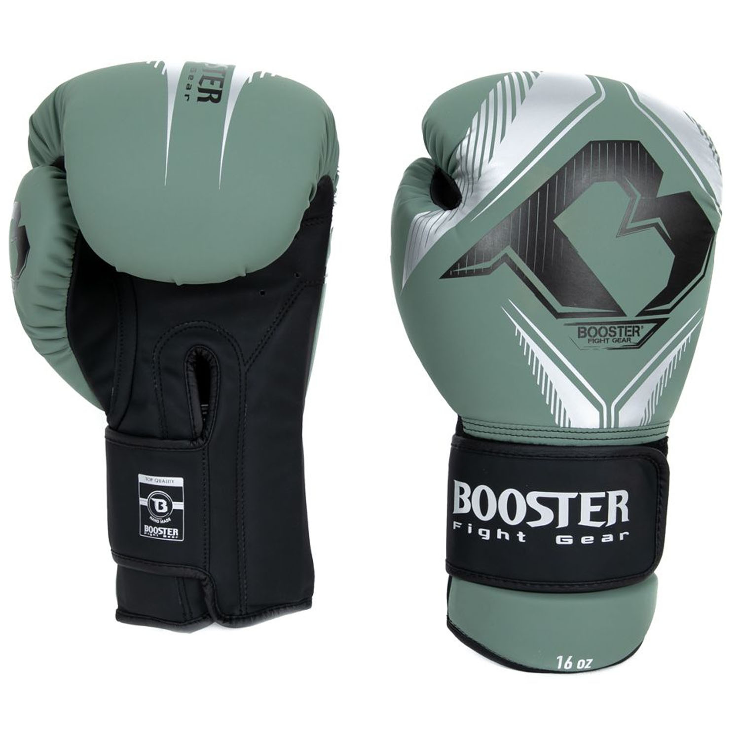 Booster Boxing Gloves, Bangkok Series 3, green, 16 Oz