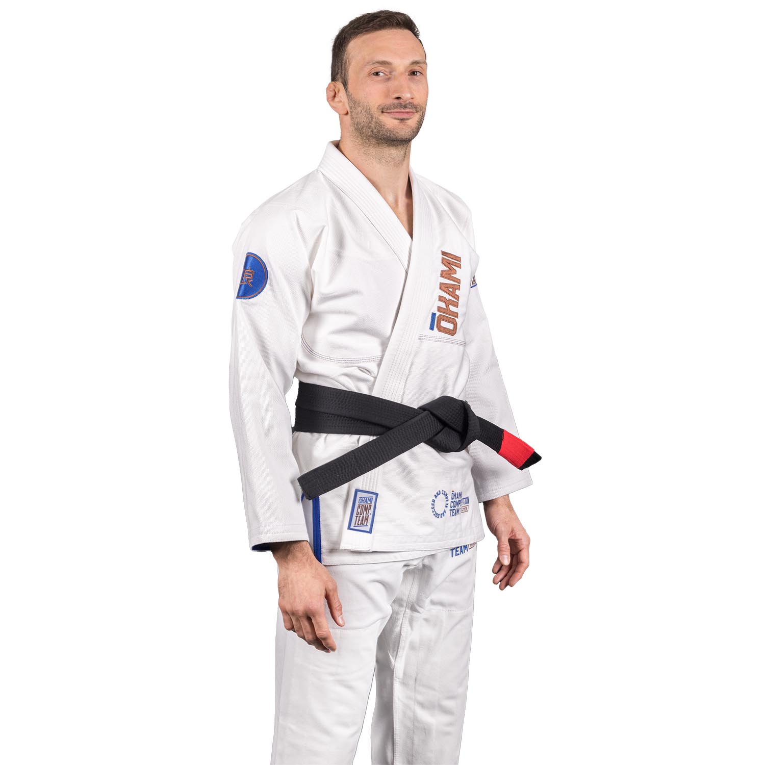 OKAMI BJJ GI, Competition Team V2, white, A4