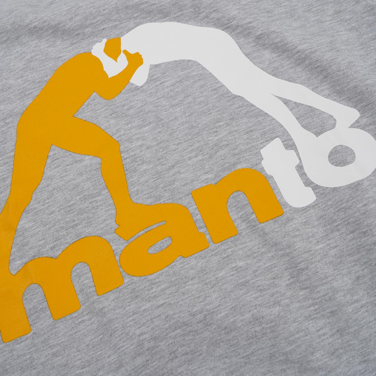 MANTO T-Shirt, Logo 24, grau, XXL