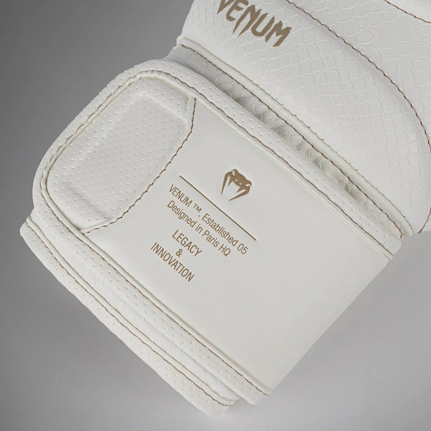 VENUM Boxing Gloves, Impact Evo Scales, ivory, 16 Oz