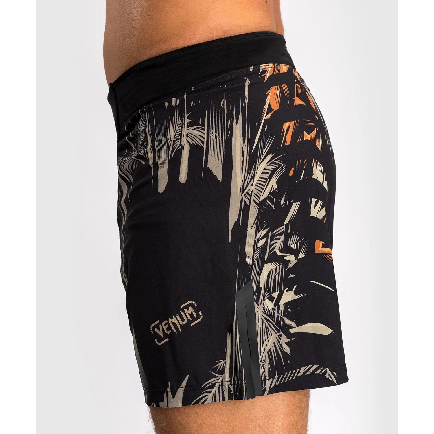 VENUM MMA Fight Shorts, Tiger, black-orange, M