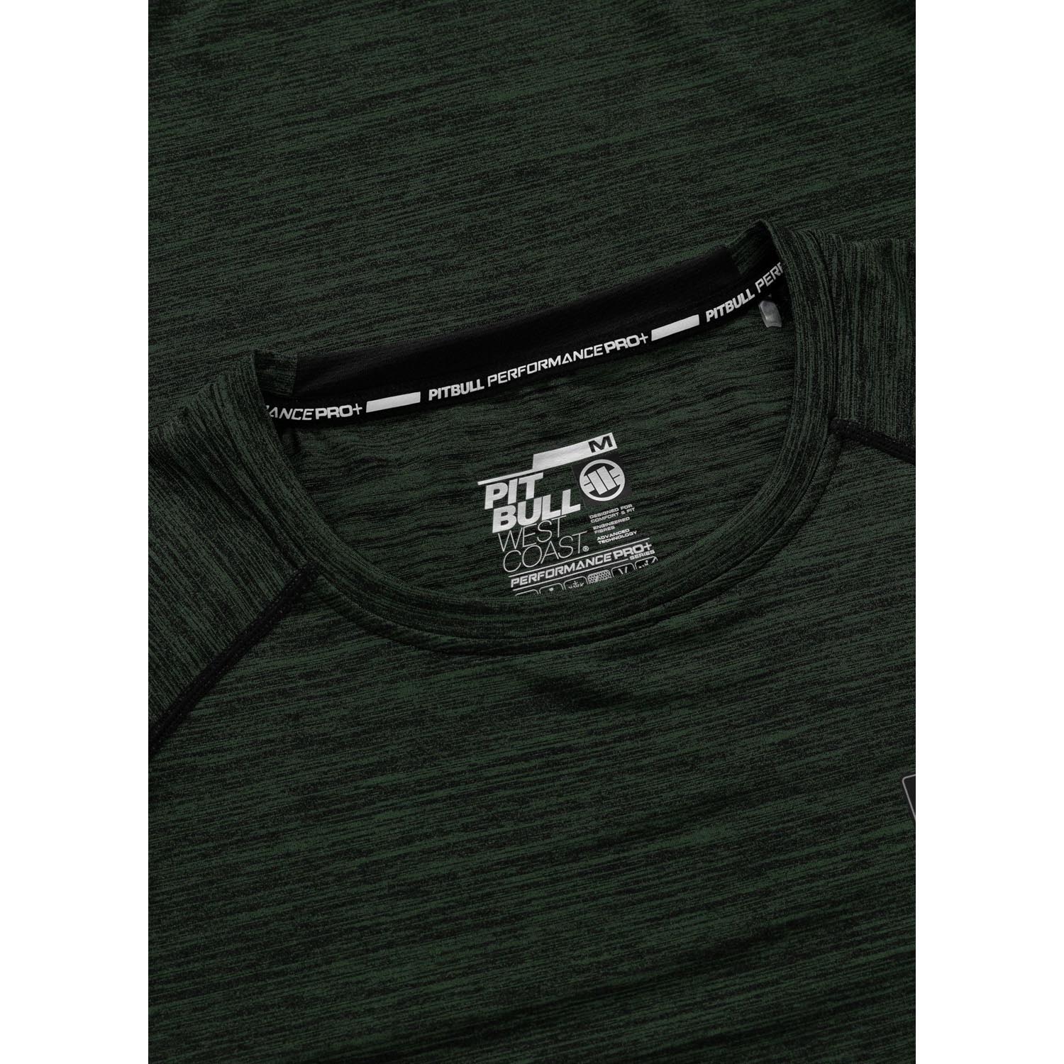 Pit Bull West Coast Rashguard, S/S, Performance Pro Plus, New Logo, olive, XXL