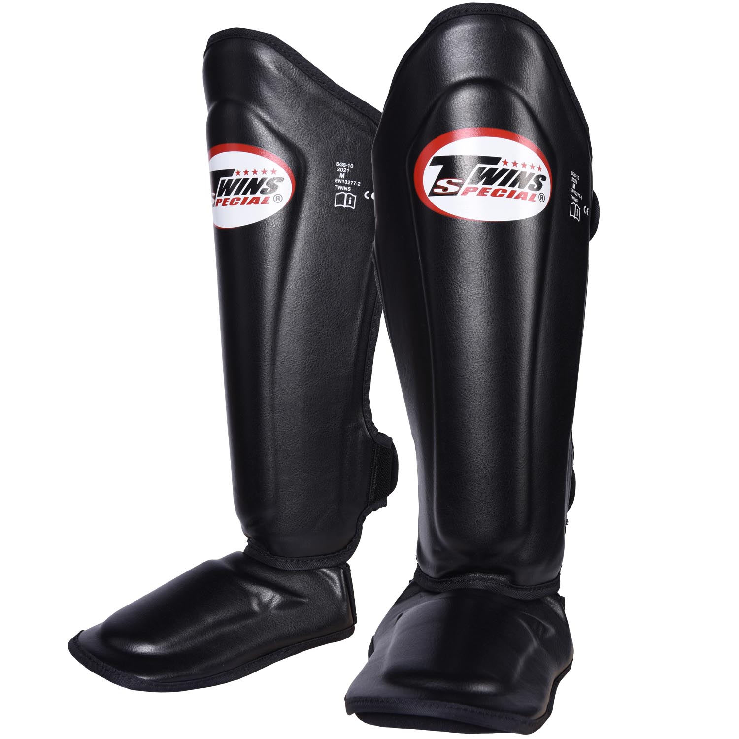 TWINS Special Shin Guards, SGMC-10, Skintex, black, M