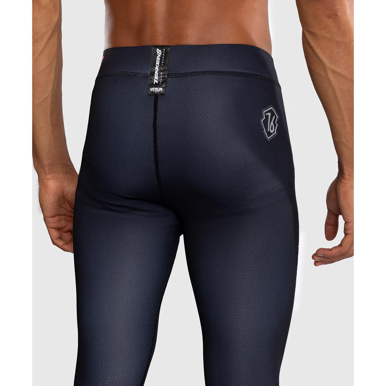 VENUM Compression Pants, Tekken 8 x Paul Phoenix, black-blue, XL