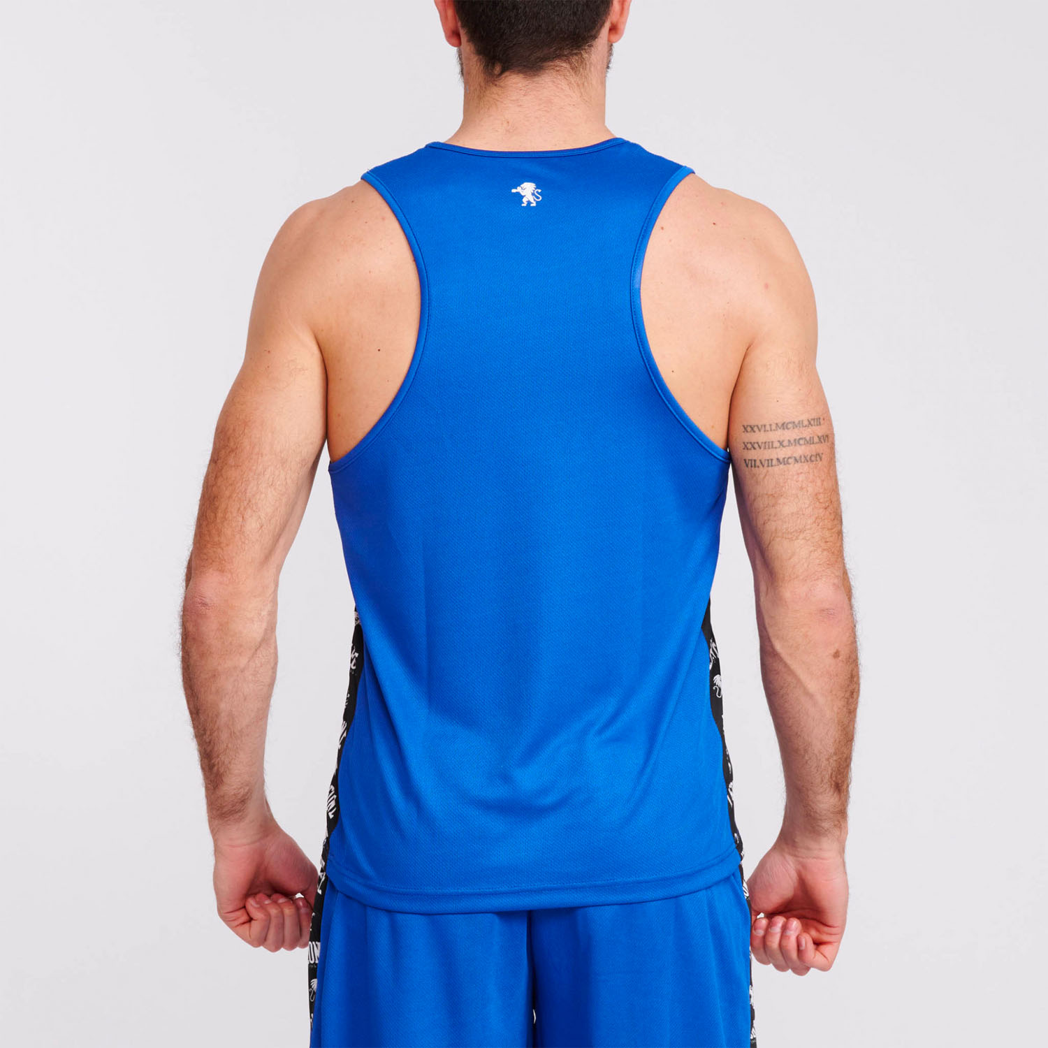 LEONE Boxing Top, Singlet, Ambassador, AB218, blau, XXL